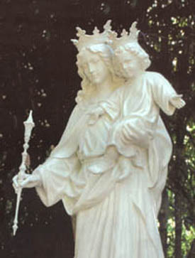 A statue of Our Lady Help of Christians